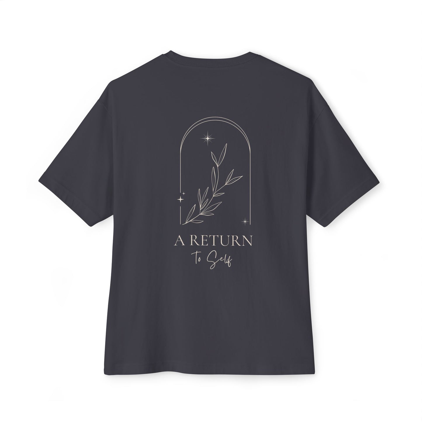 Spiritual AF Tee — 'A Return to Self' Logo Backed Boxy T-Shirt