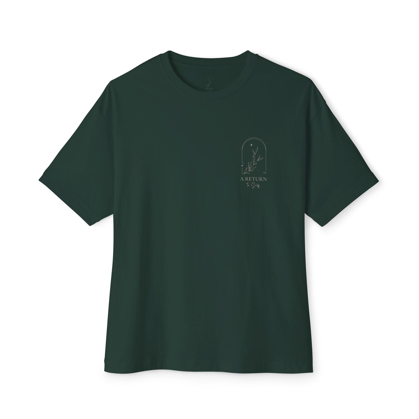 Soulful AF Tee — "A Return to Self" Small Logo Boxy T-Shirt