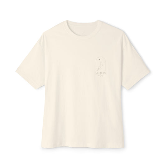 Soulful AF Tee — "A Return to Self" Small Logo Boxy T-Shirt