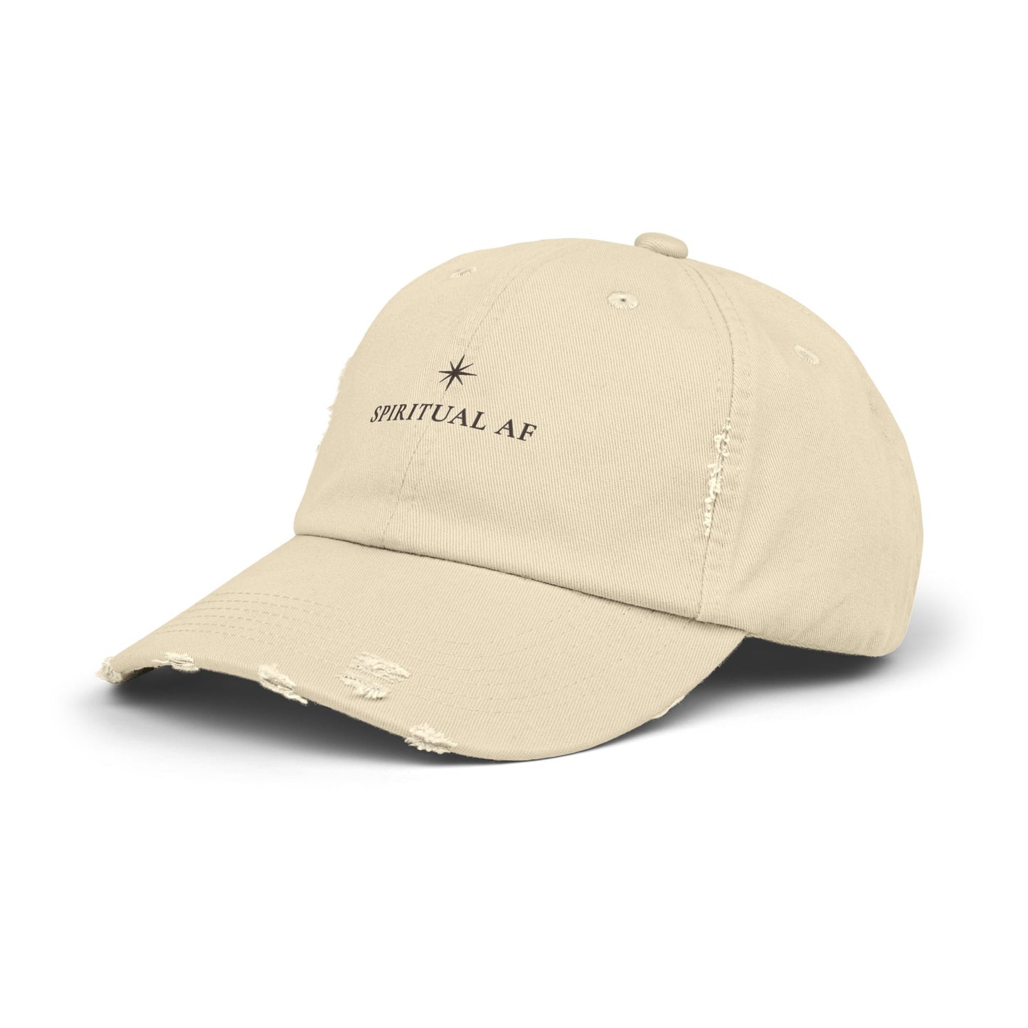 Spiritual AF :: Distressed Baseball Cap