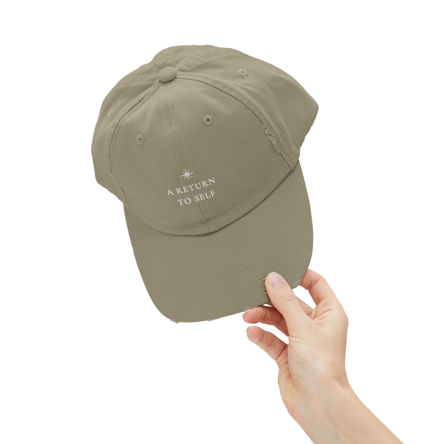 A Return to Self -  Distressed Baseball Cap