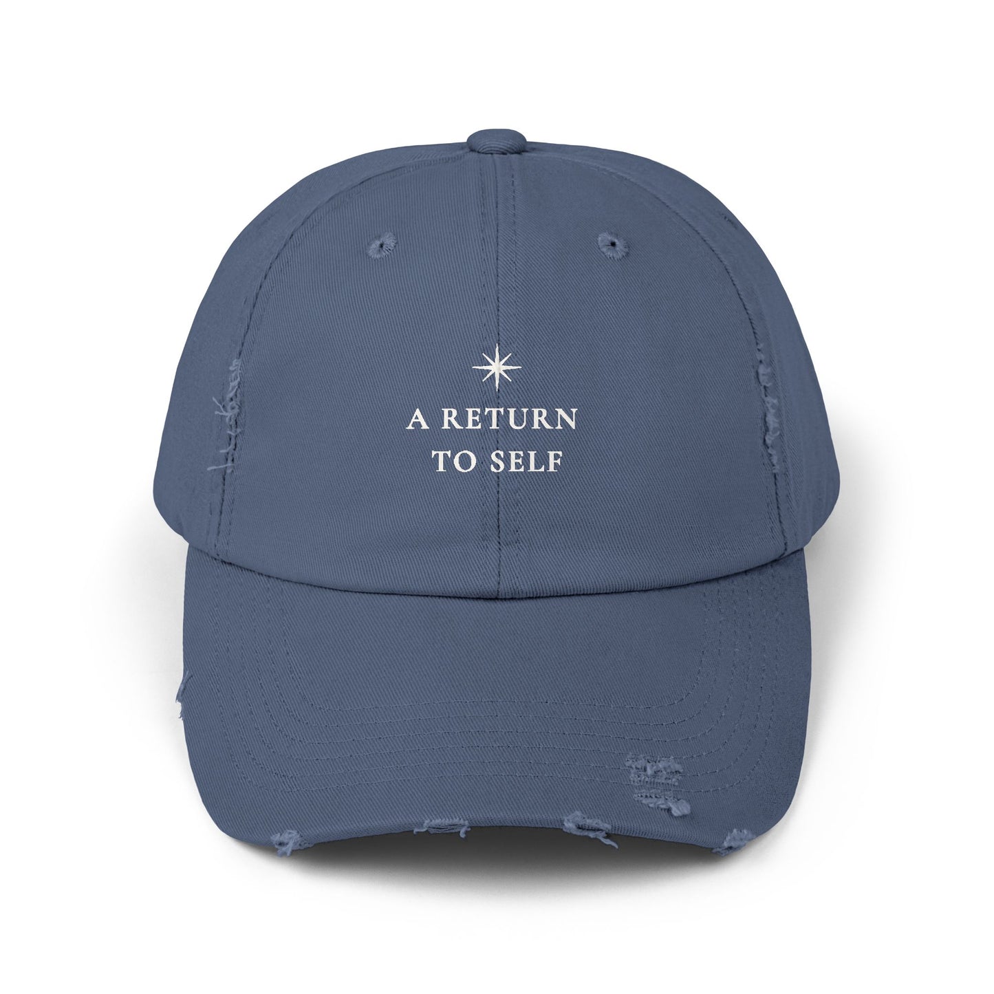 A Return to Self -  Distressed Baseball Cap