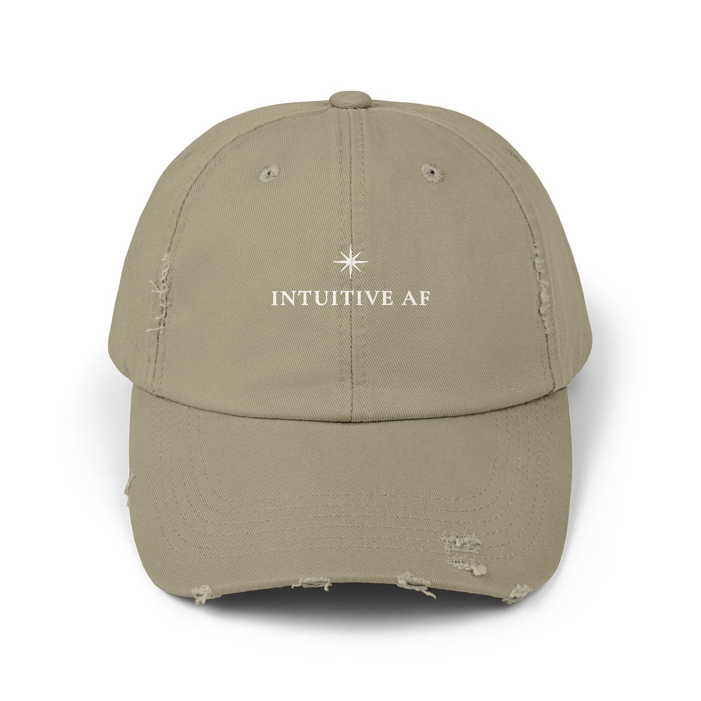 Intuitive AF :: Distressed Baseball Cap
