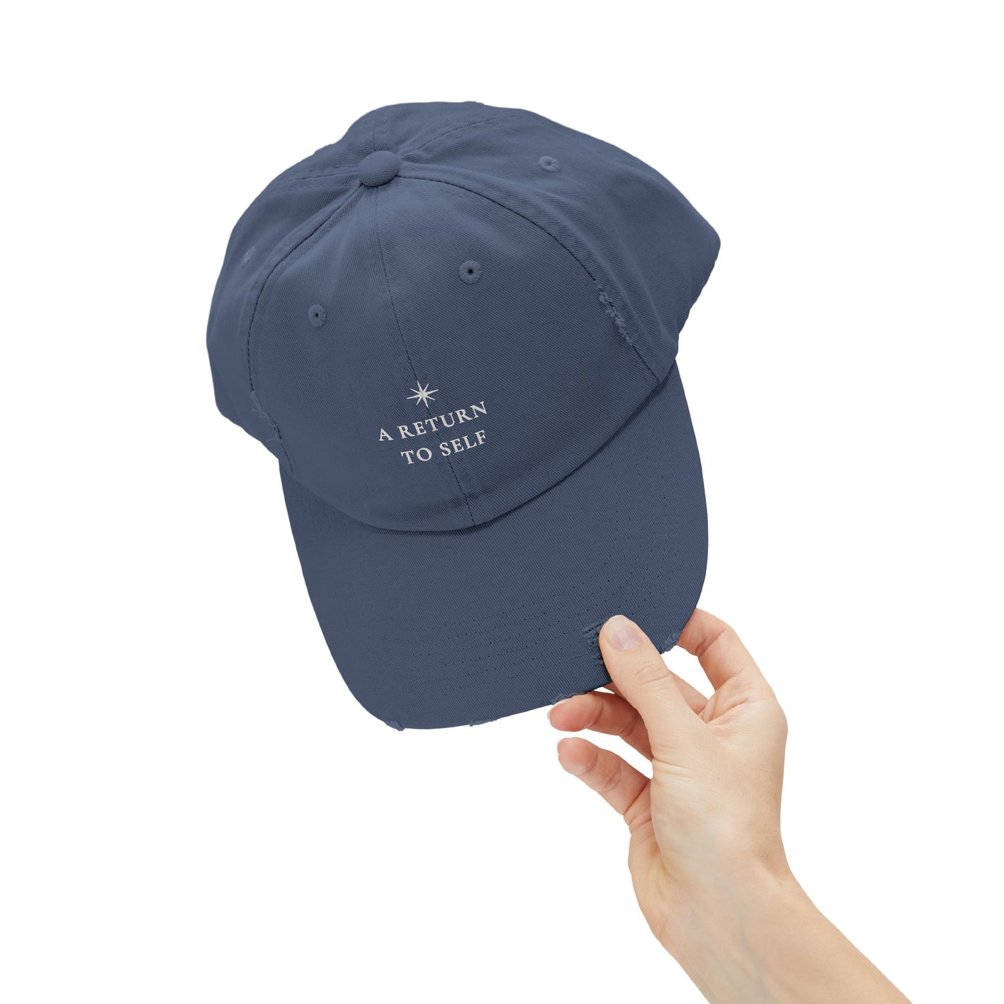 A Return to Self -  Distressed Baseball Cap
