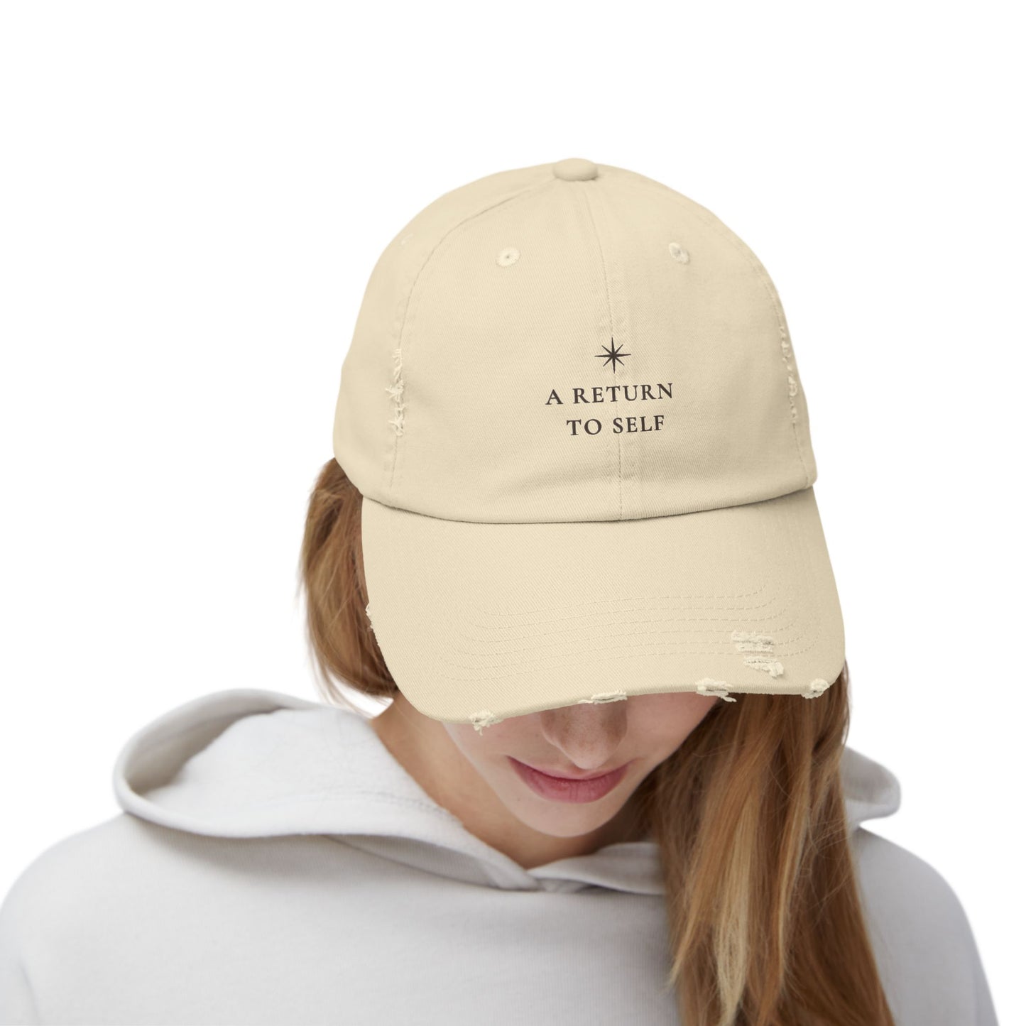 A Return to Self -  Distressed Baseball Cap