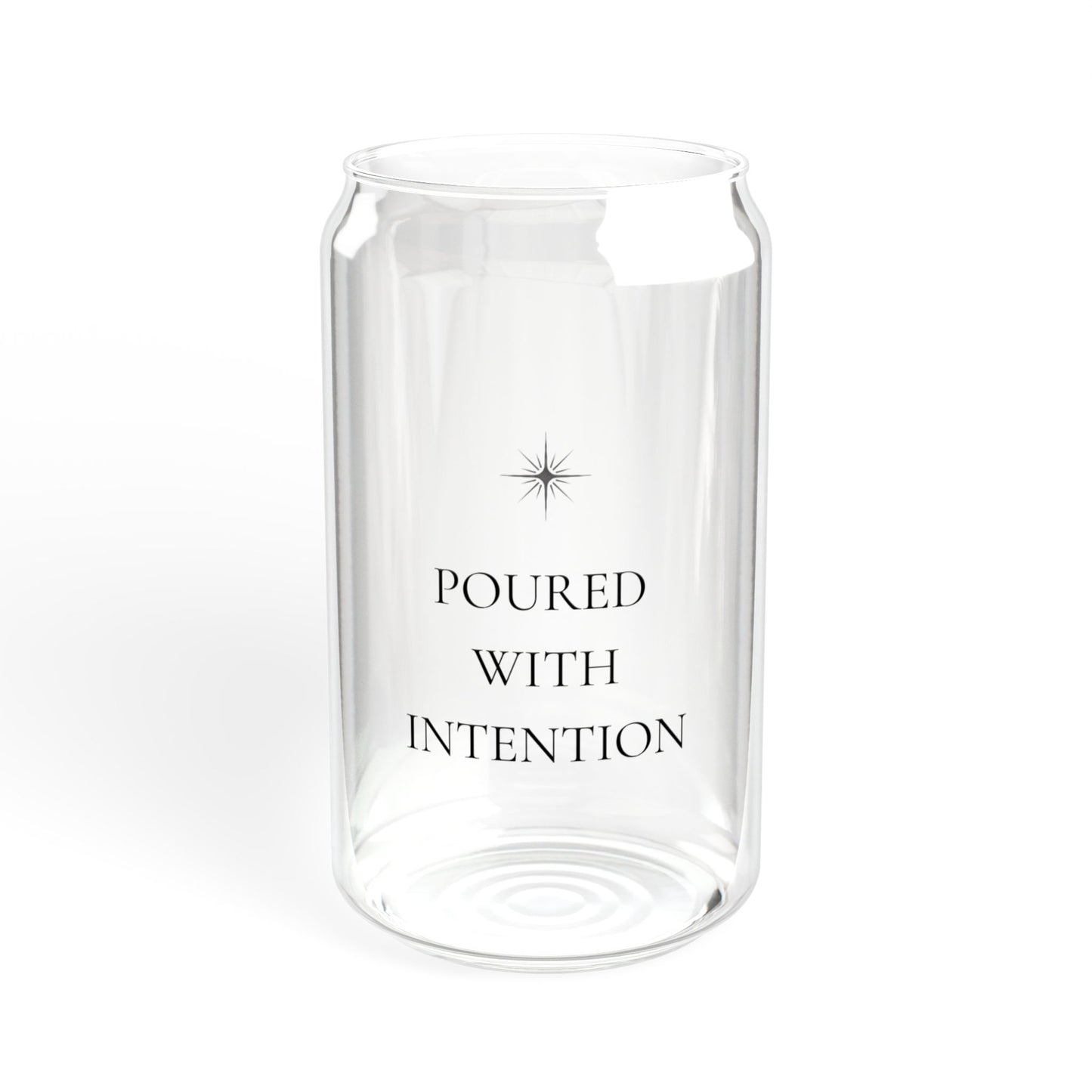 Poured With Intention :: 16 oz Tumbler with Bamboo Lid & Straw