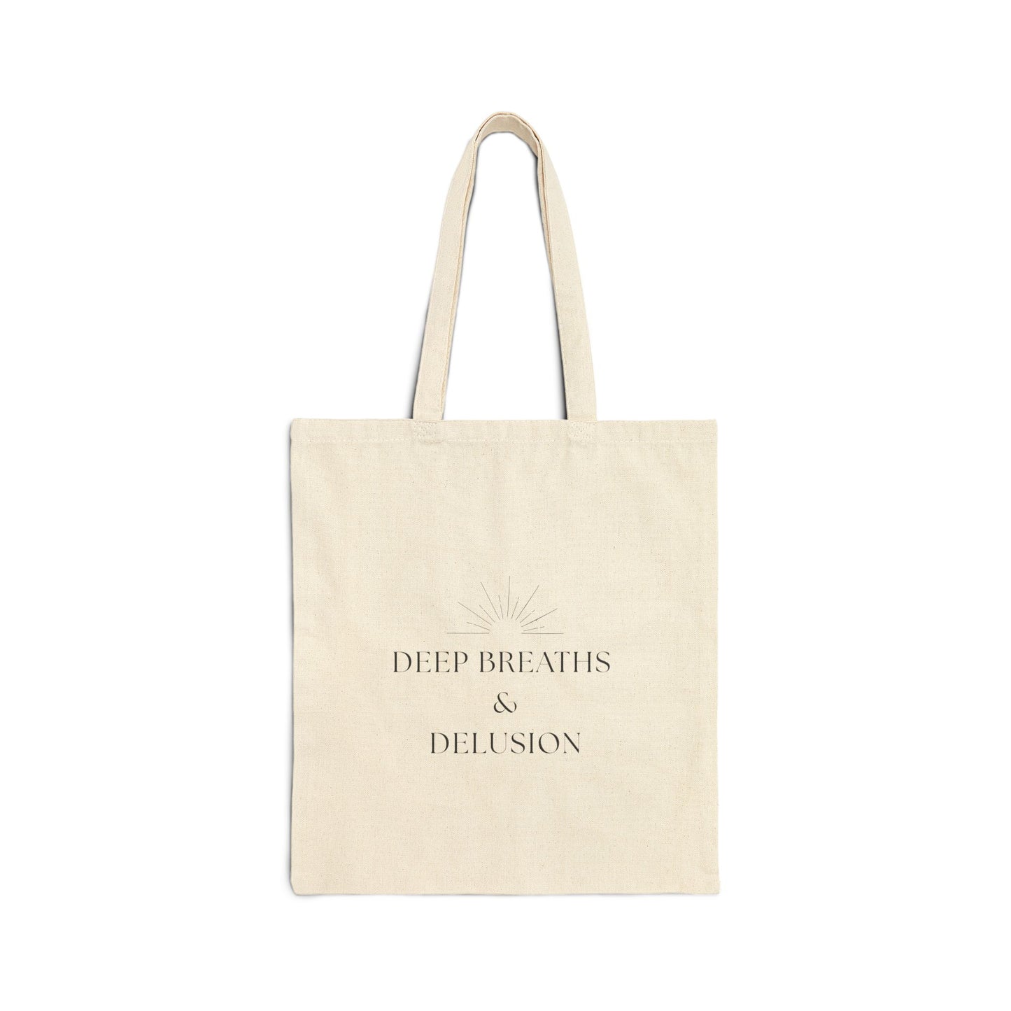 Canvas Tote :: Deep Breaths and Delusion