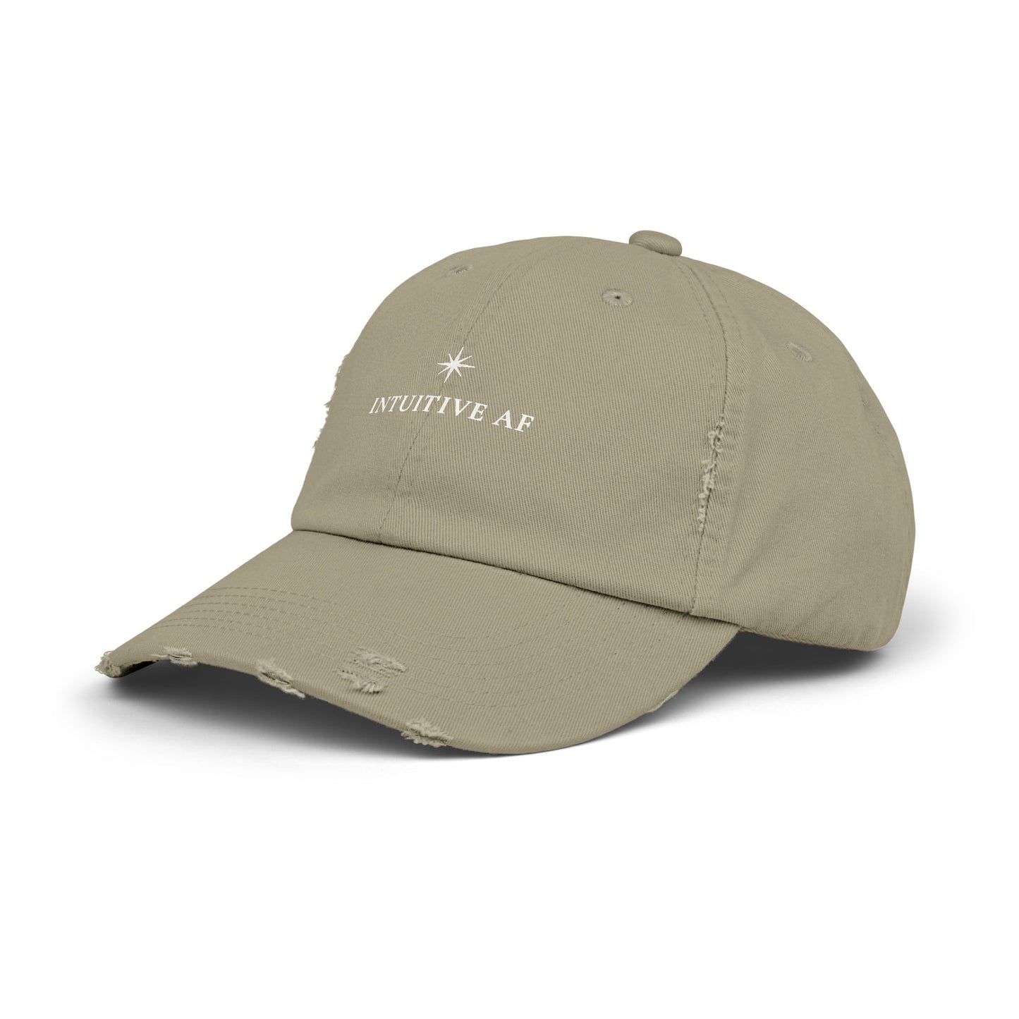 Intuitive AF :: Distressed Baseball Cap