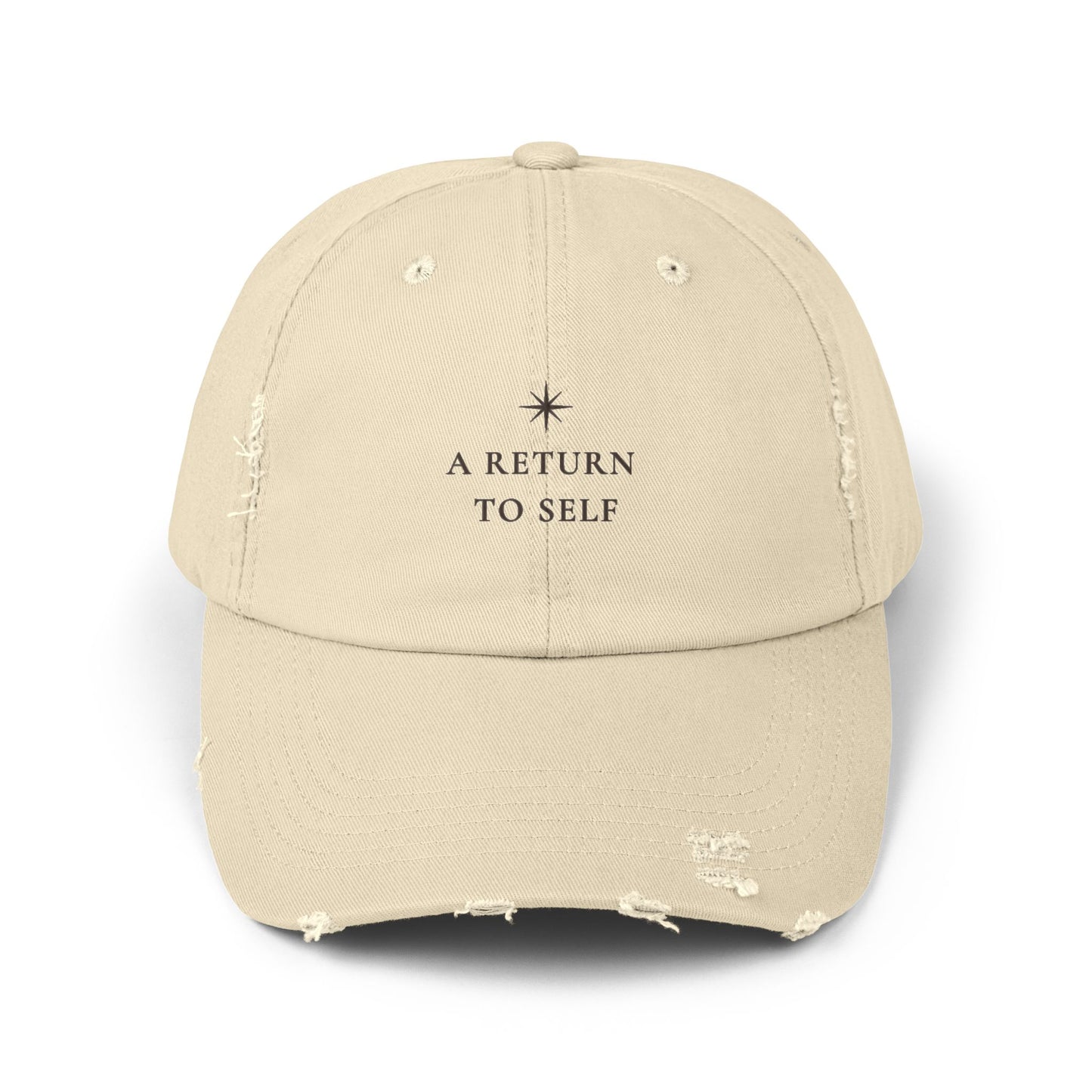 A Return to Self -  Distressed Baseball Cap