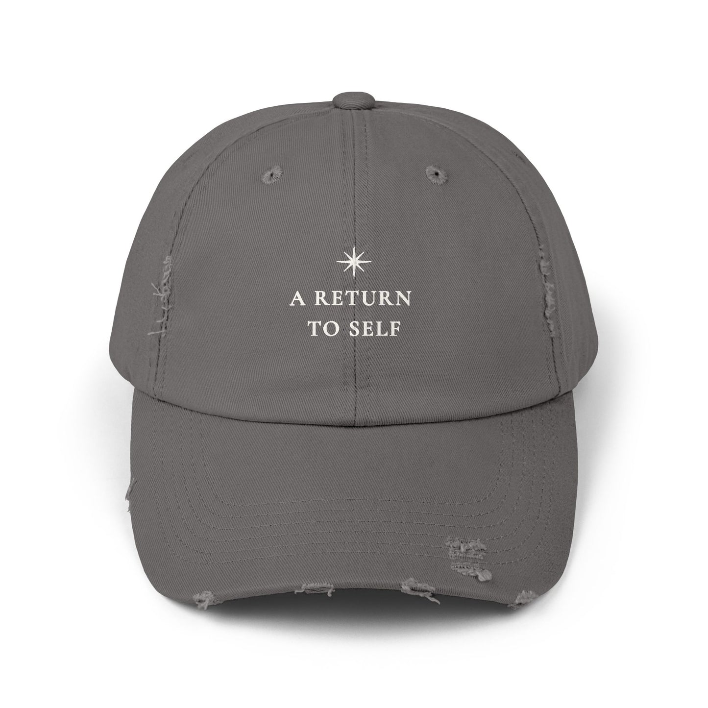 A Return to Self -  Distressed Baseball Cap