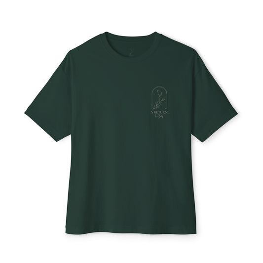 Spiritual AF Tee — "A Return to Self" Small Logo Boxy T-Shirt