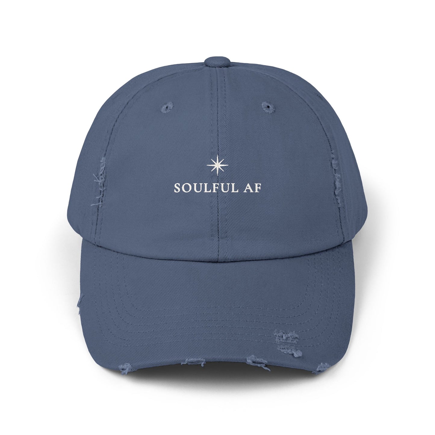 Soulful AF ::  Distressed Baseball Cap