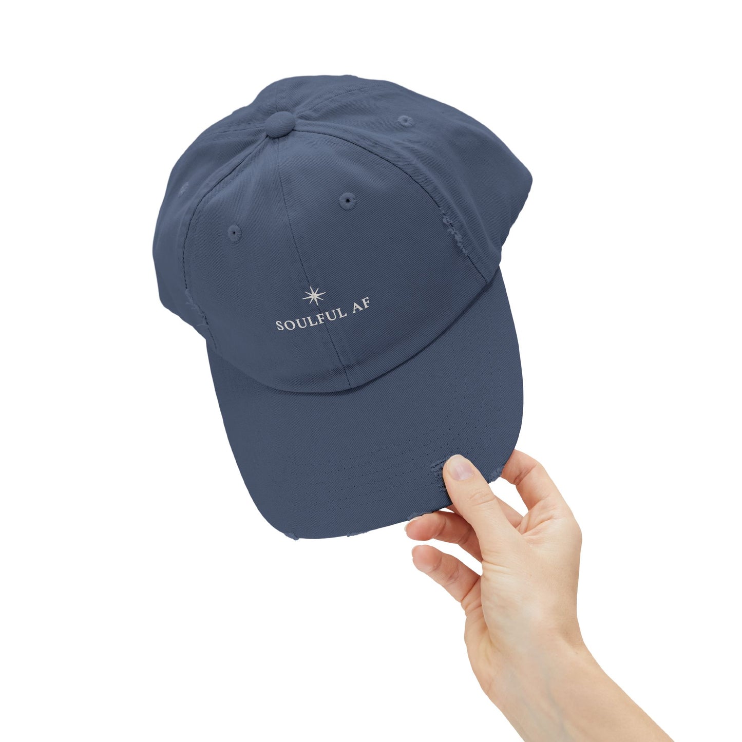 Soulful AF ::  Distressed Baseball Cap