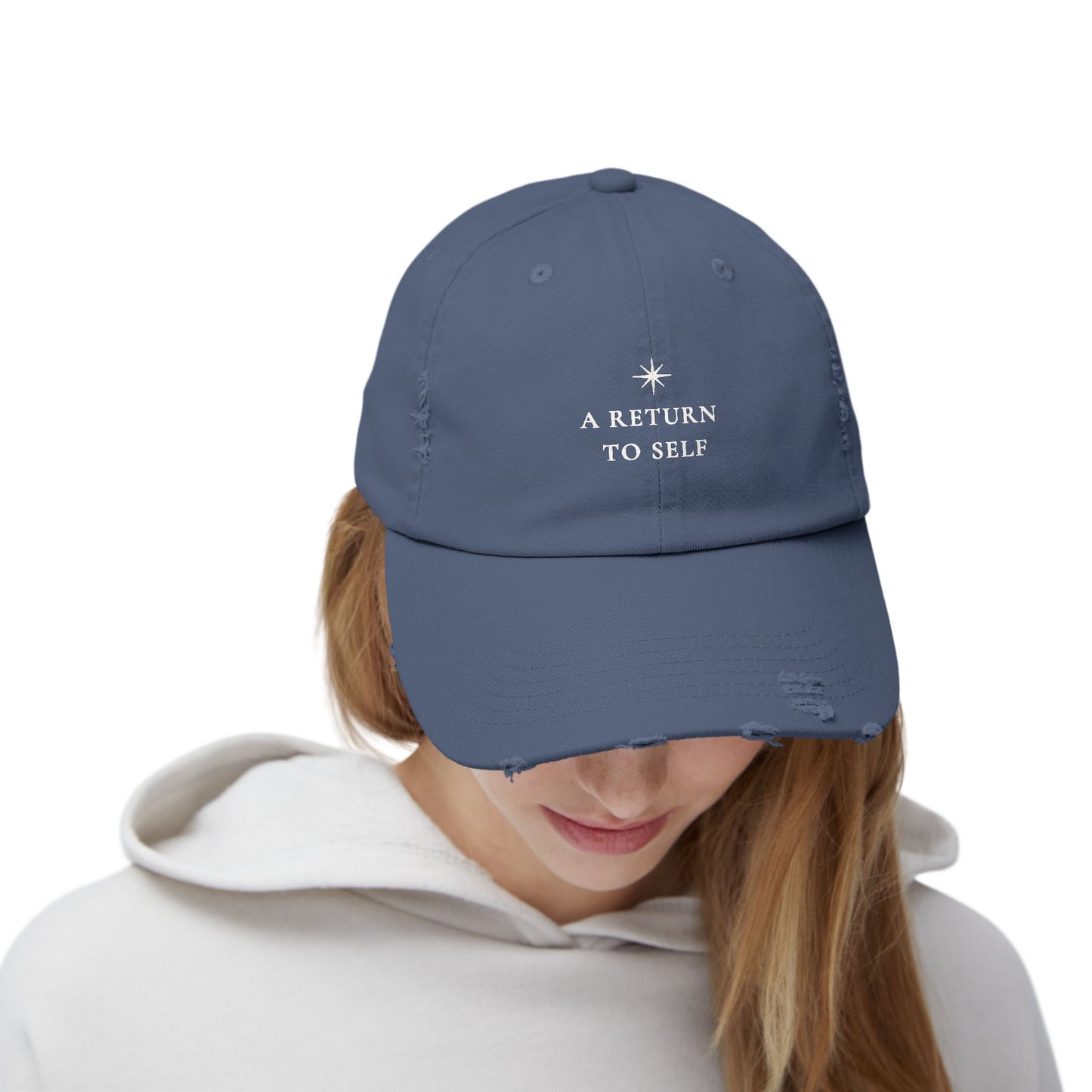 A Return to Self -  Distressed Baseball Cap