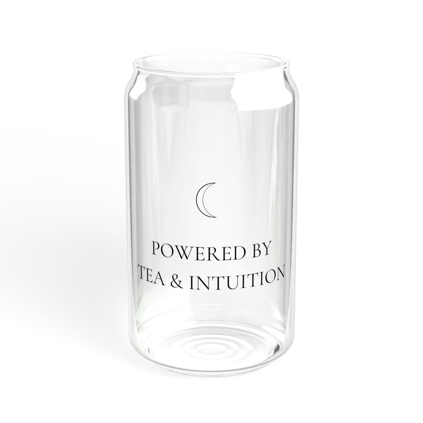 Powered by Tea & Intuition :: 16oz Tumbler with Bamboo Lid & Straw