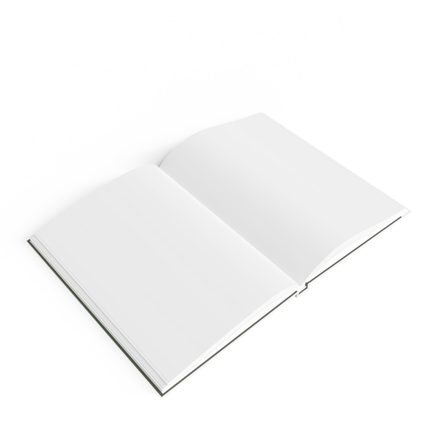 My Nervous System Has Notes Journal - Double Leaf Design in Olive — Classic Blank Notebook for Reflection & Calm