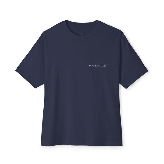 Soulful AF Tee — 'A Return to Self' Logo Backed Boxy T-Shirt