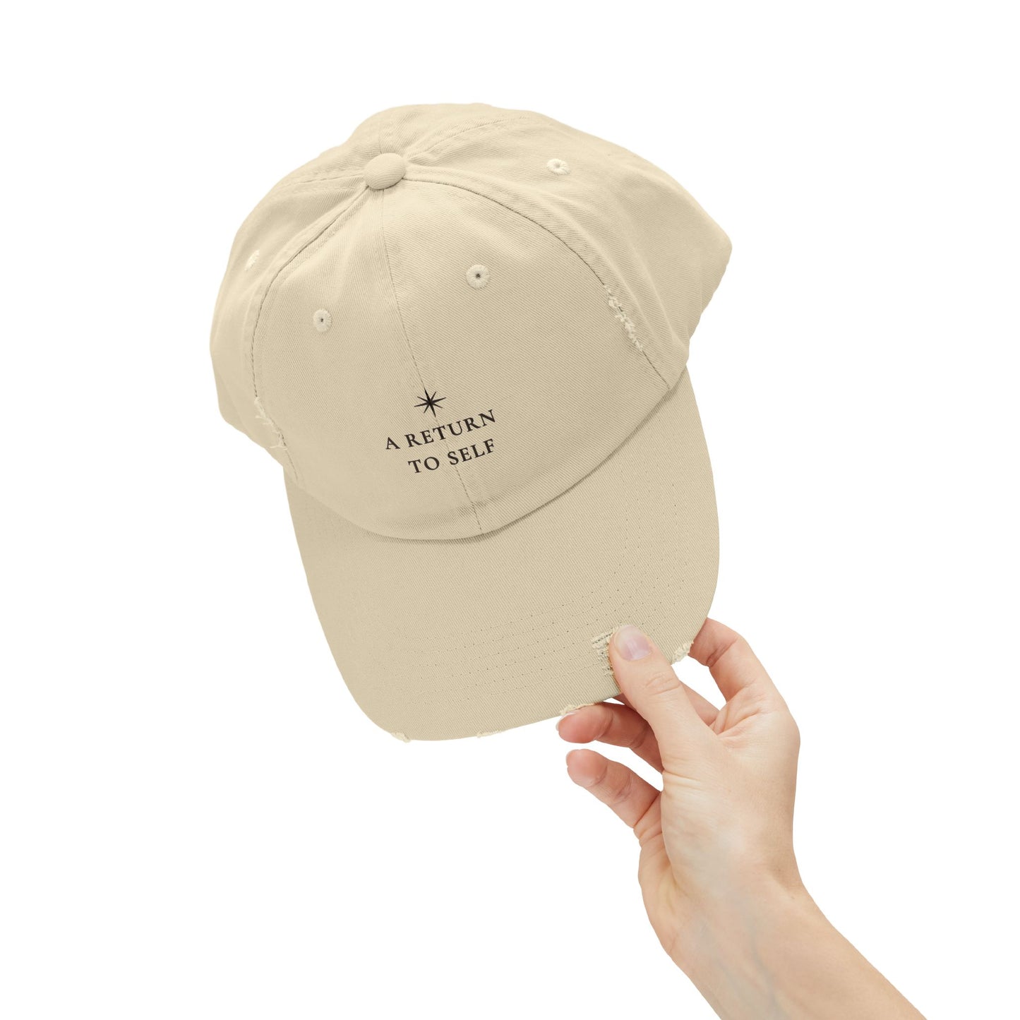A Return to Self -  Distressed Baseball Cap
