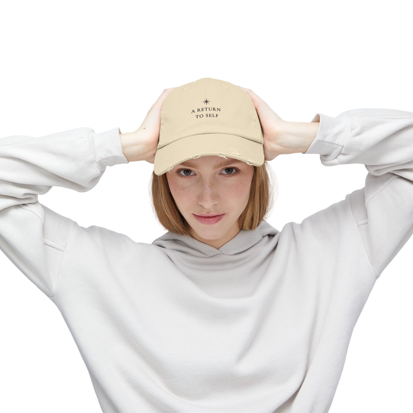 A Return to Self -  Distressed Baseball Cap
